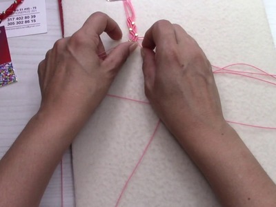 Pulsera nudo feston doble, aprende manualidades y macrame con galeria workshop #AprendiendoEnCasa