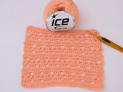 Puntada para blusas y canesú muy fácil y rápido #yomequedoencasatejiendocrochet #crochet