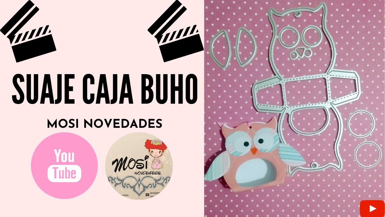 SUAJE.CAJA DE BUHOS.DIY SCRAPBOOK