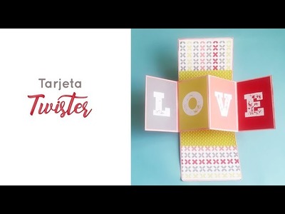 Tarjeta twister - tutorial free Scrapbook!