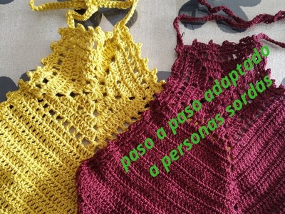 Top Angy a crochet