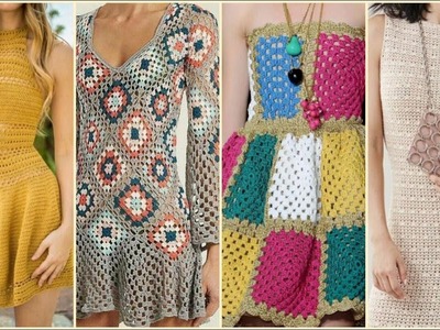 Vestidos Tejidos a Crochet para Mujer