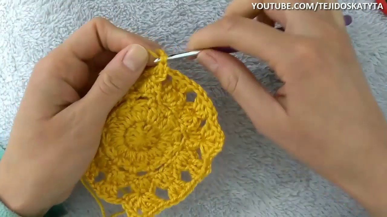 Aprende a tejer Granny en Crochet - Tutorial Paso a Paso