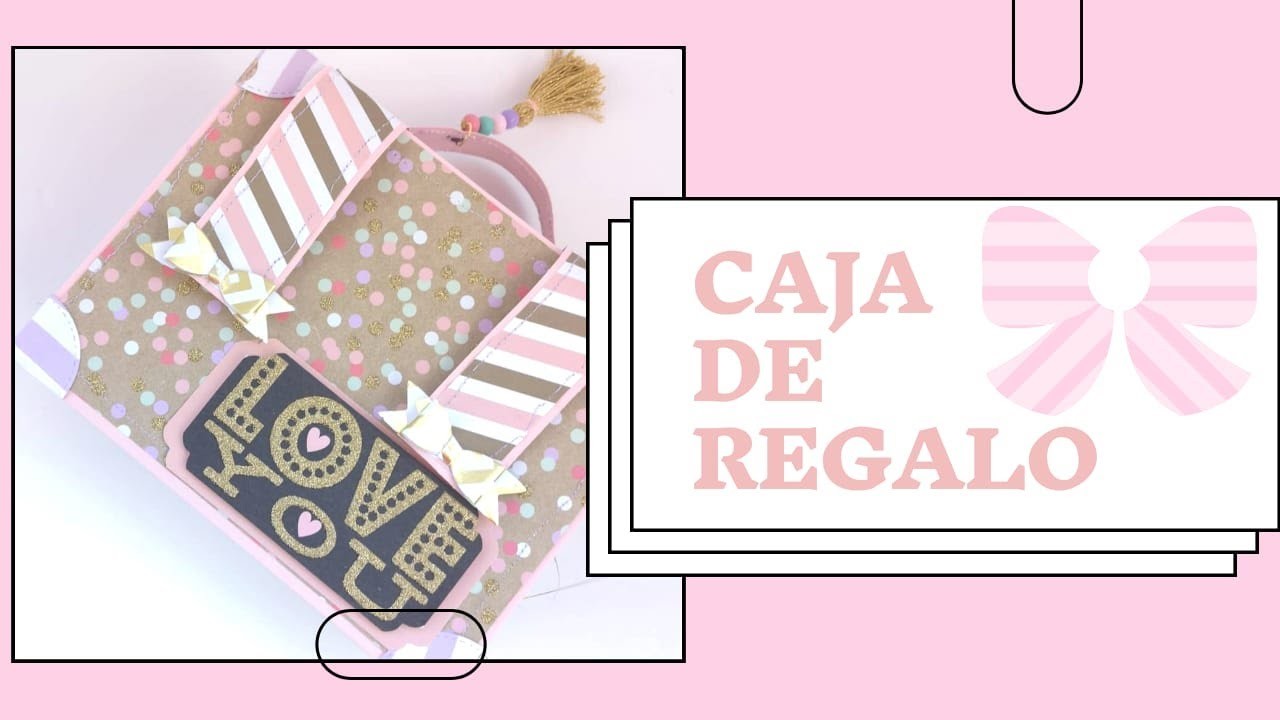 #caja #regalo #scrapbook    ????CÓMO HAGO UNA CAJA SENCILLA PARA REGALAR???? Scrapbook