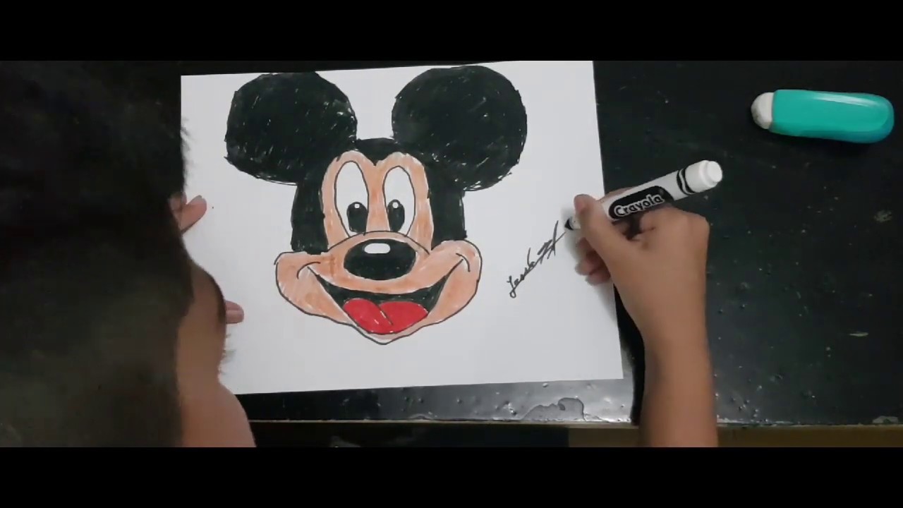 Cómo dibujar a mickey mouse paso a paso