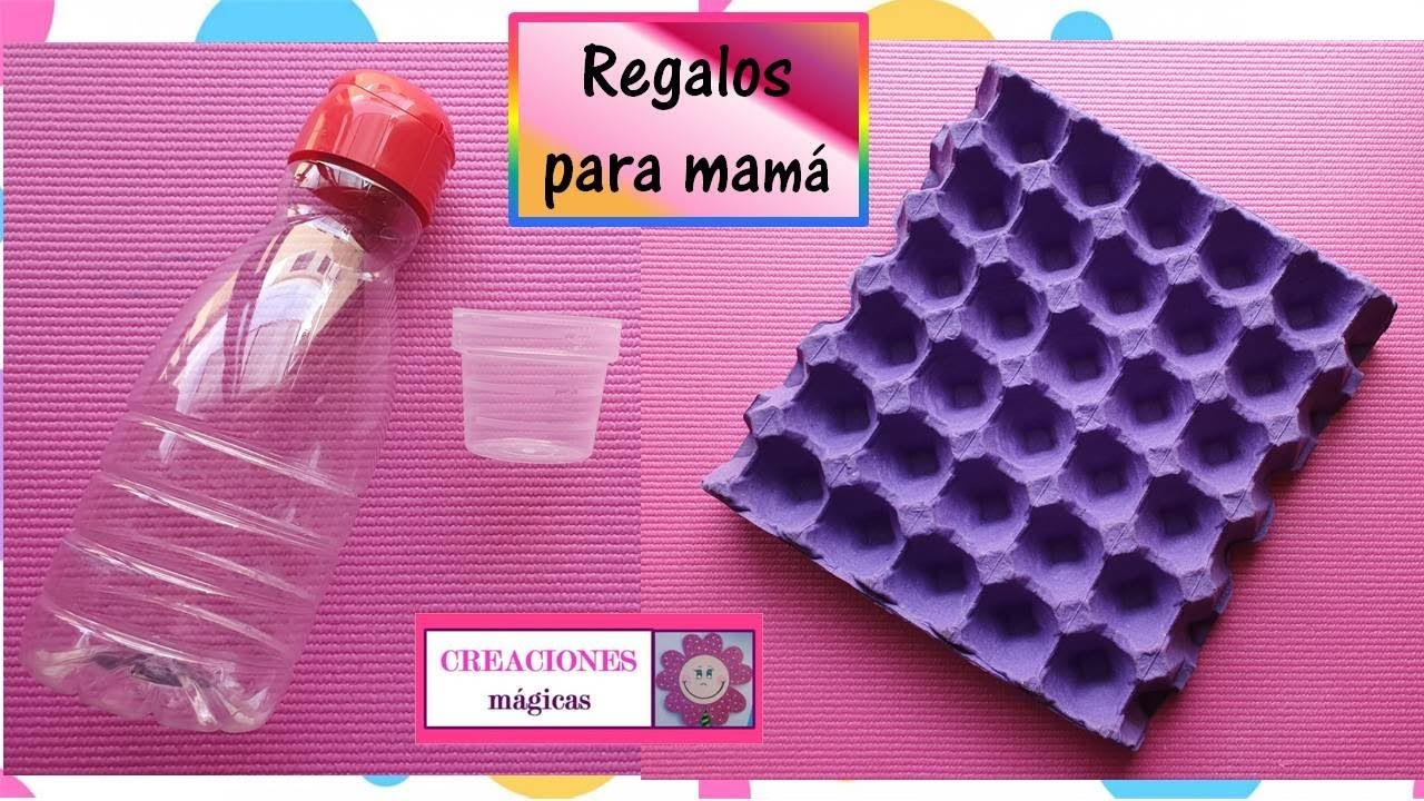 ♥♥Como elaborar hermoso regalos para mamá reciclando estos envases♥Creaciones mágicas♥♥