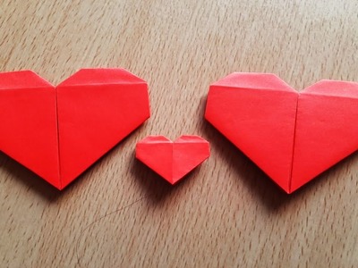 Como hacer un Corazón de papel ❤???? - Fácil y Rápido