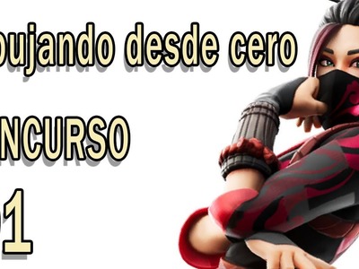 Dibujando desde cero- concurso fortnite amino (tutorial) Parte 1