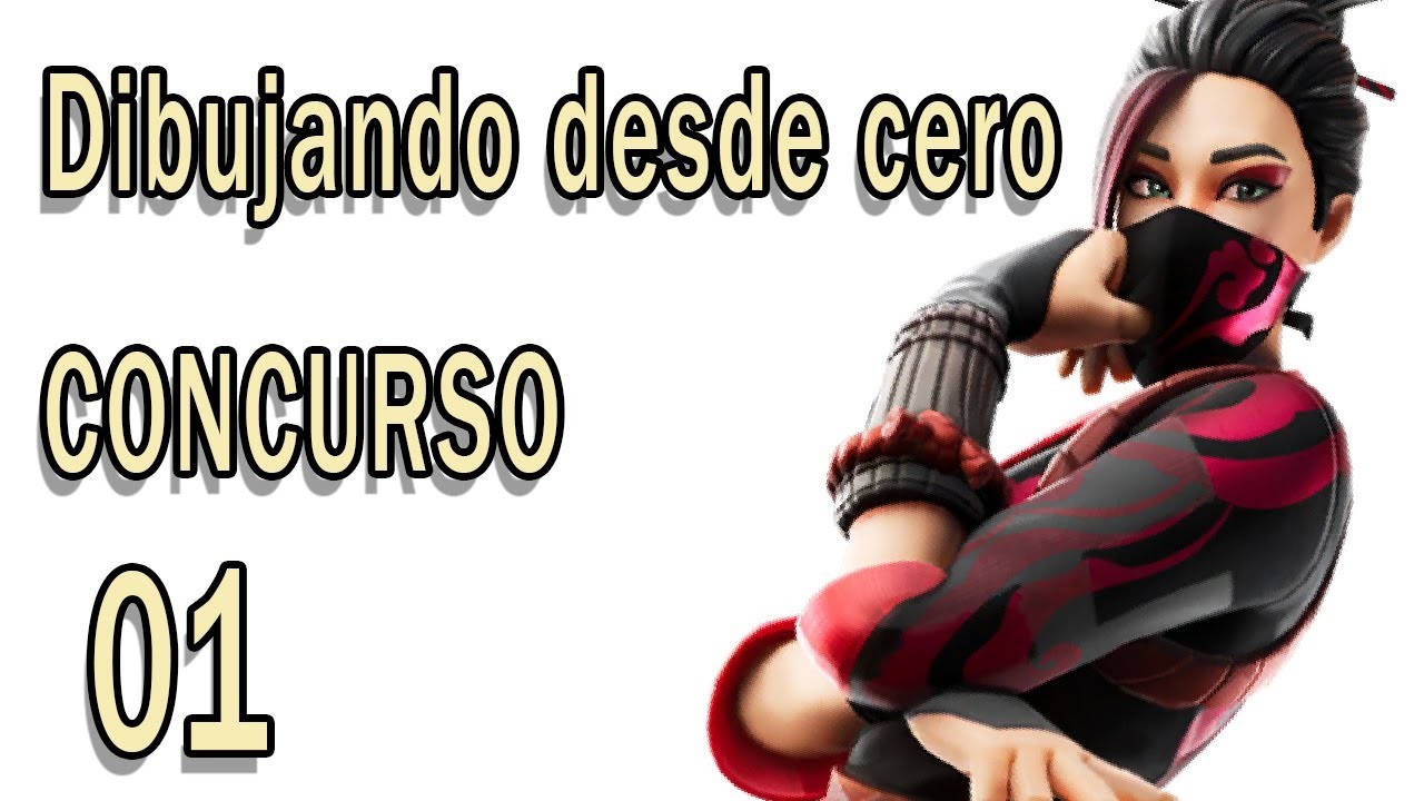 Dibujando desde cero- concurso fortnite amino (tutorial) Parte 1