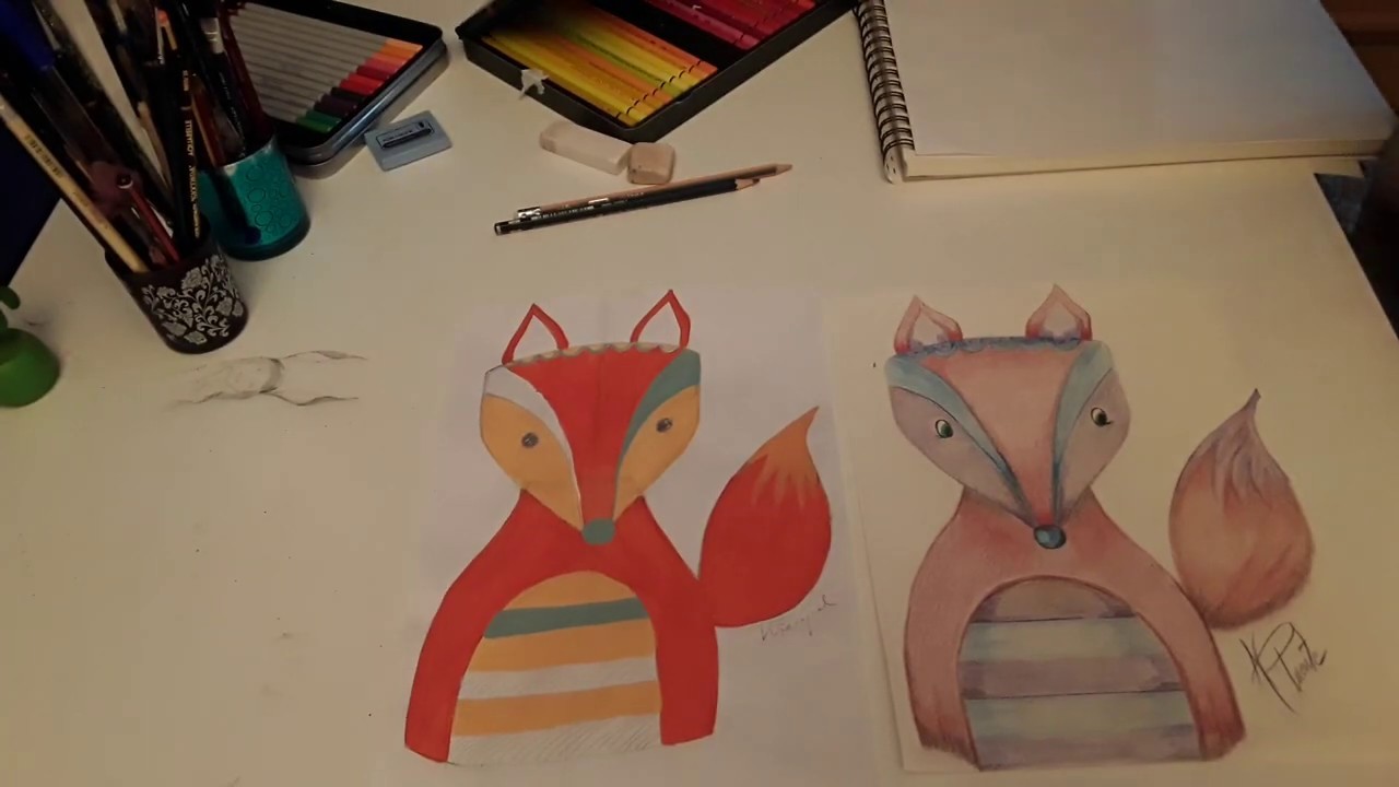 Dibujo de un zorro para niños