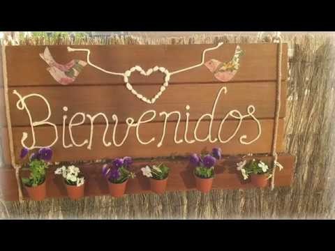 Letrero Entrada BIENVENIDOS
