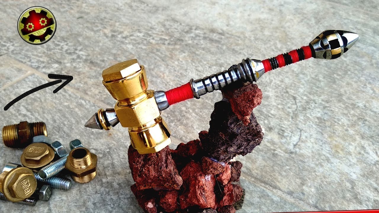 Making Mini Hammer BARBARIAN from Bolts and Nuts