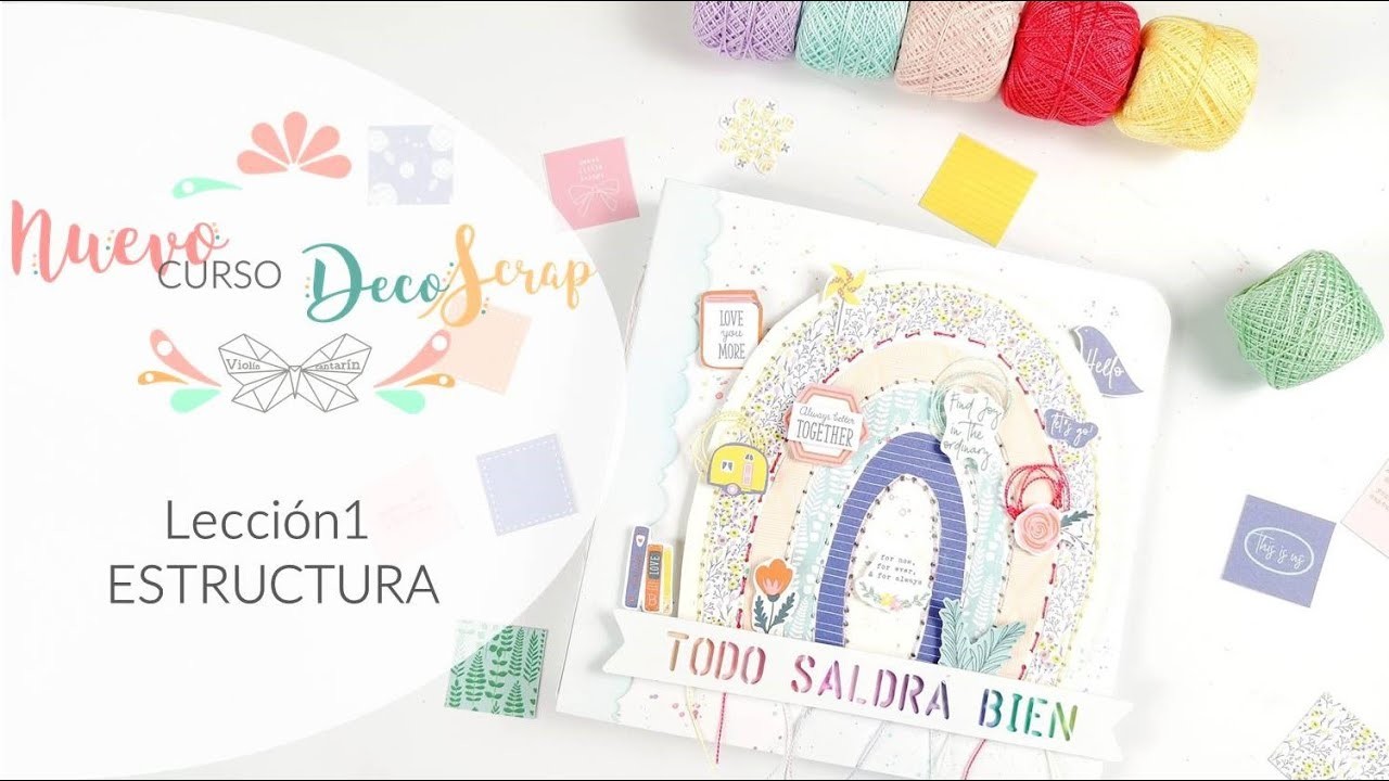 NUEVO Curso DecoScrap | L1 Álbum Fácil