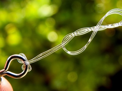 Prueba este nudo bucle en accesorios de ojal - fishing swivel
