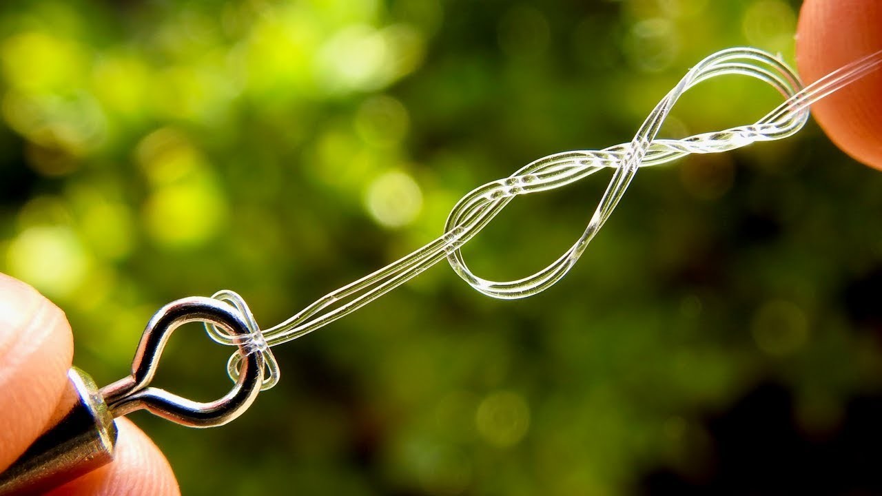 Prueba este nudo bucle en accesorios de ojal - fishing swivel