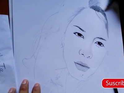 Realistic portrait | dibujos a lapiz paso  | easy drawing | DIBUJO de mujer | dibujo facil | sullana