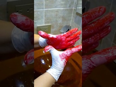 Viral: Mujer explica con pintura qué tan eficiente es el lavado de manos