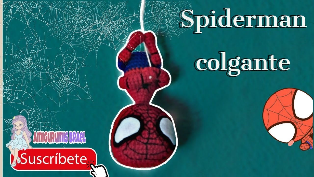 Como hacer Spiderman Amigurumi Tejido a Crochet| Hombre Araña| Marvel