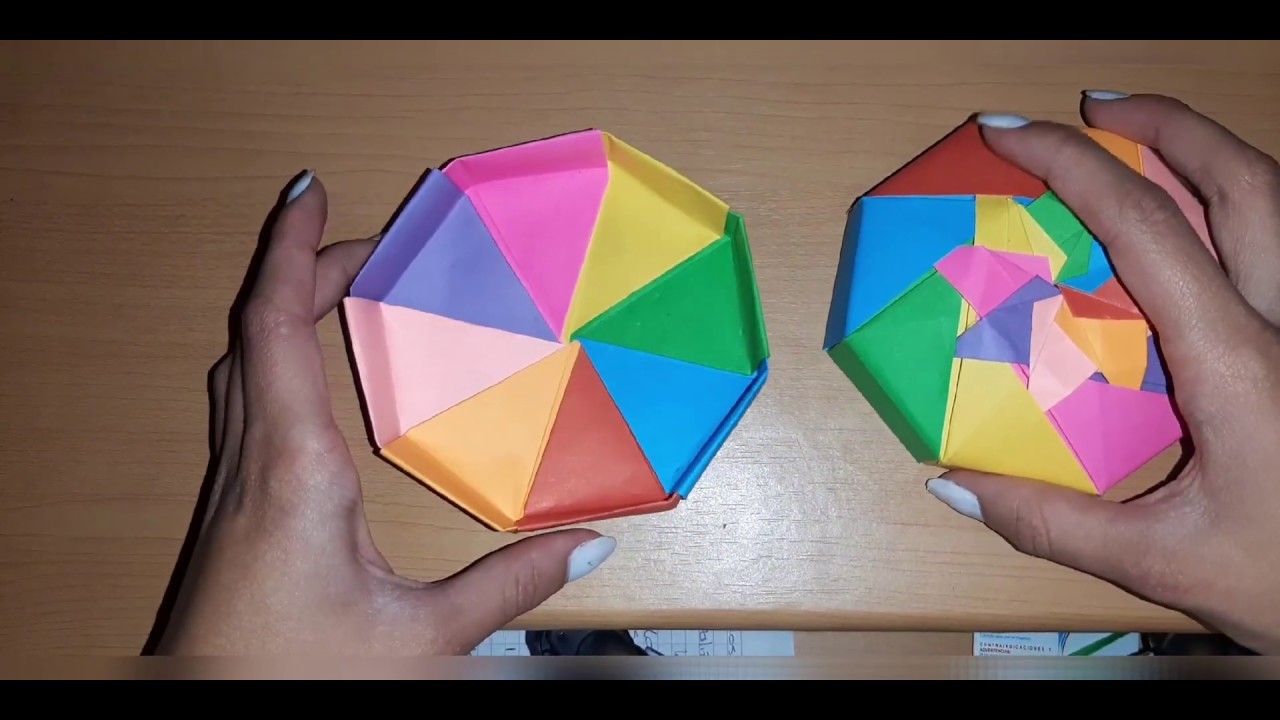 Como hacer una caja de origami.Tutorials Craft