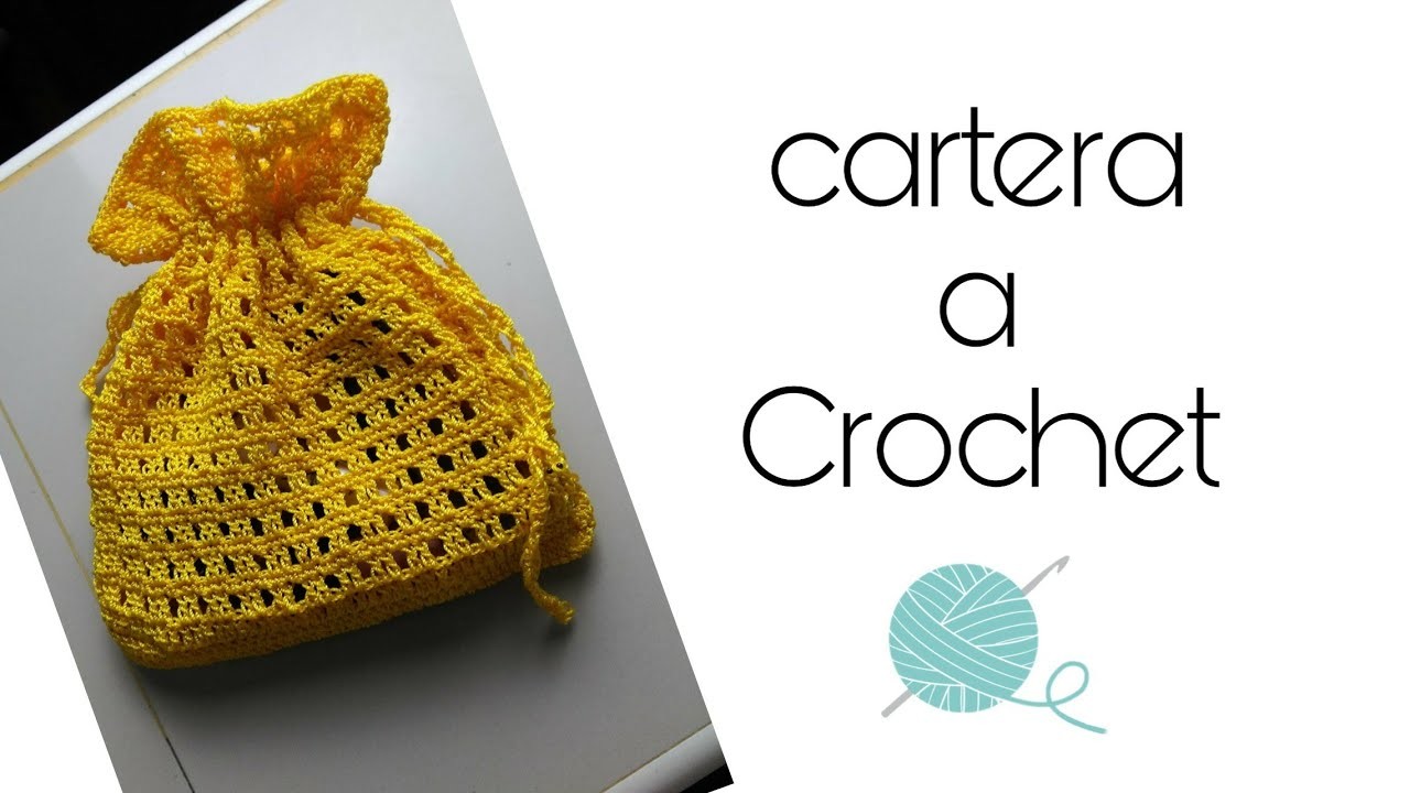 COMO TEJER CARTERA EN CROCHET FACIL Y RAPIDO