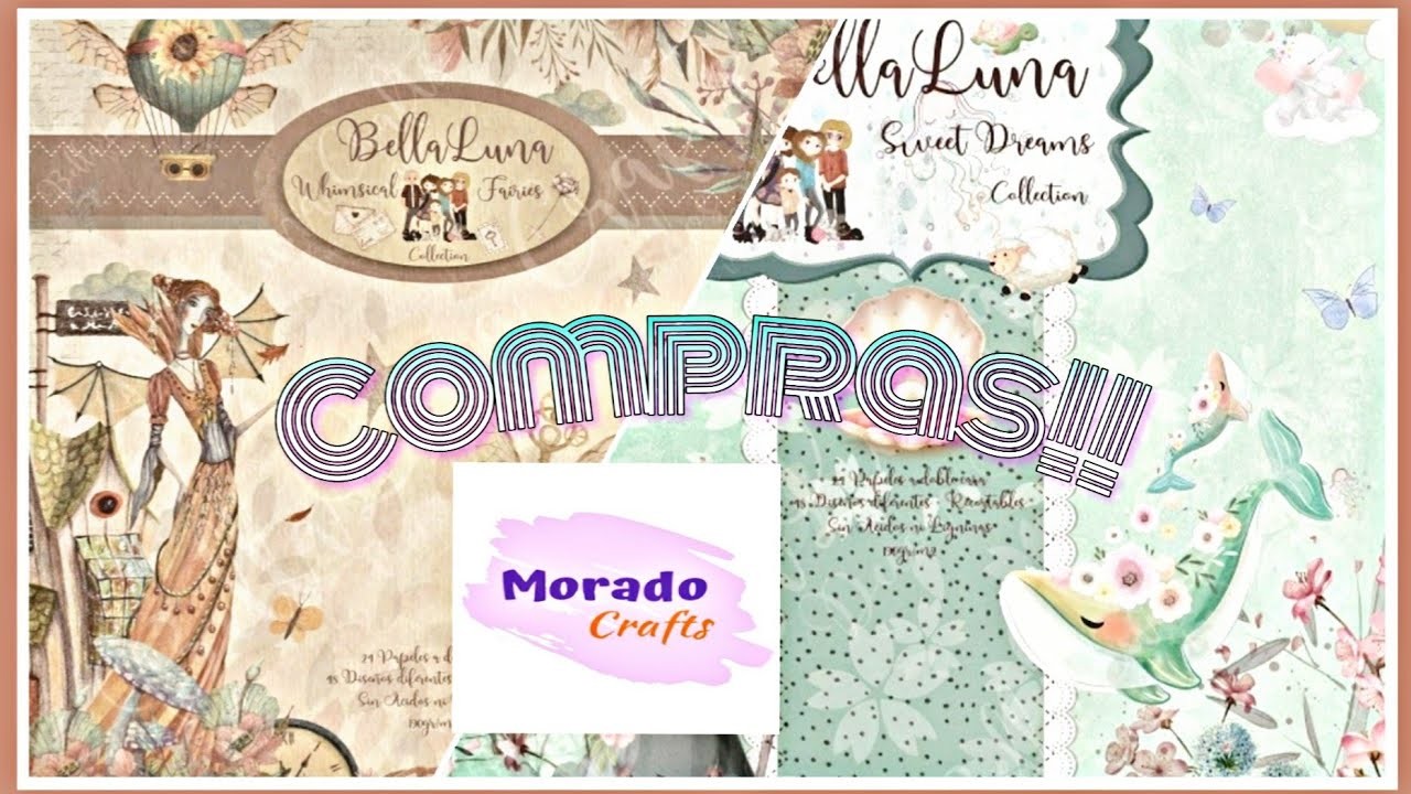 Compras Scrapbooking Bella Luna y Morado craft ????????????