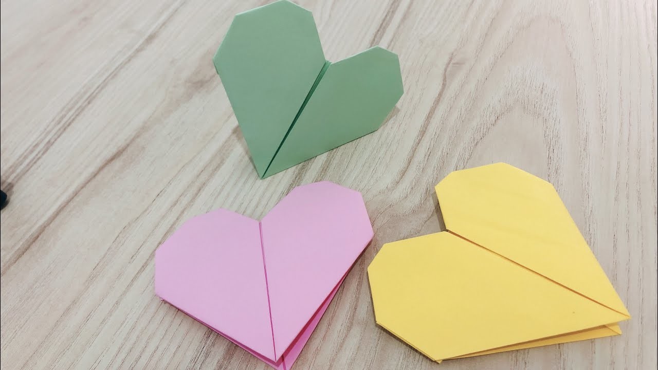 Corazón de Papel - ORIGAMI- How to make a paper heart