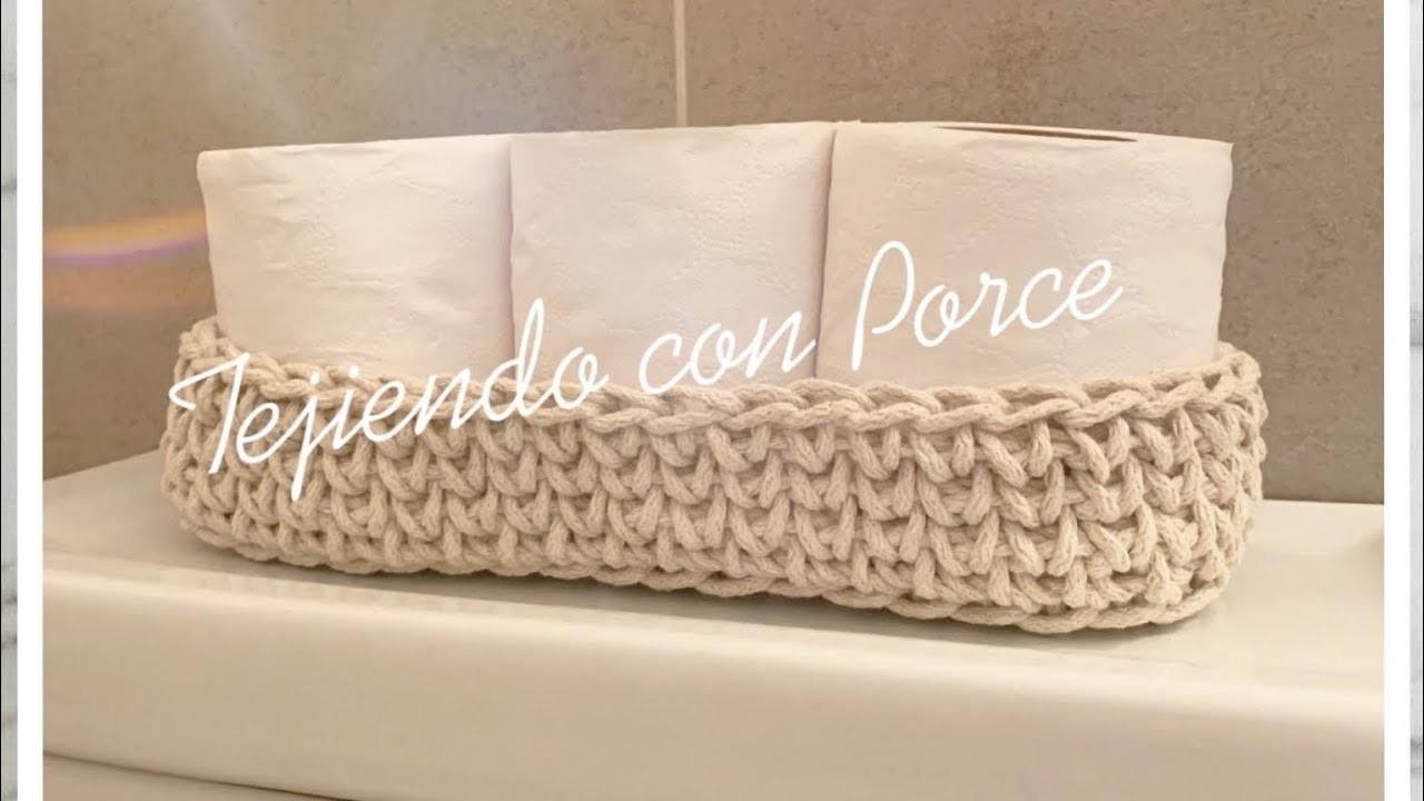 Crochet Canasto rectangular