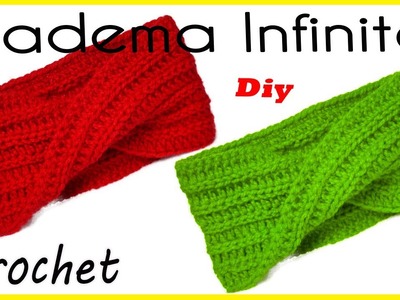 ????Diadema INFINITO a Crochet Ganchillo | crochet headband | VINCHA - TURBANTE - TIARA❣