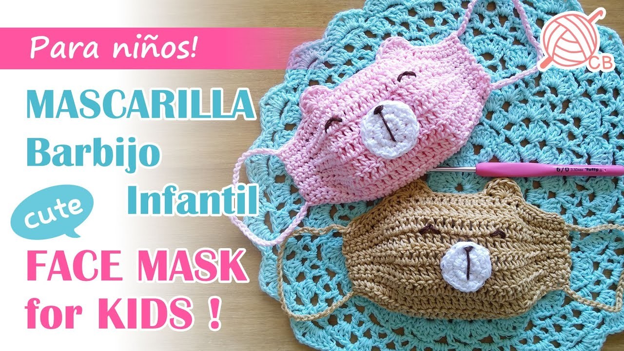 [ENG Sub] Mascarilla Barbijo Cubrebocas Tapabocas para niños de verano - Filter face Mask for Kids