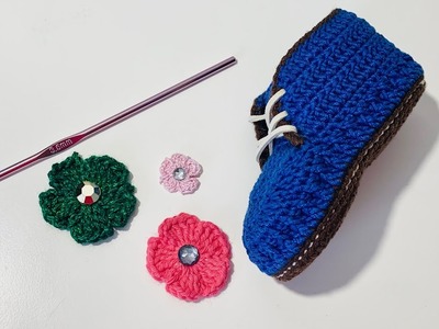 Flor tejida a crochet de 5 petalos | adelanto del video de mañana miercoles | tejidos Bebe