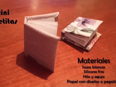 Mini libretas - DIY - manualidades