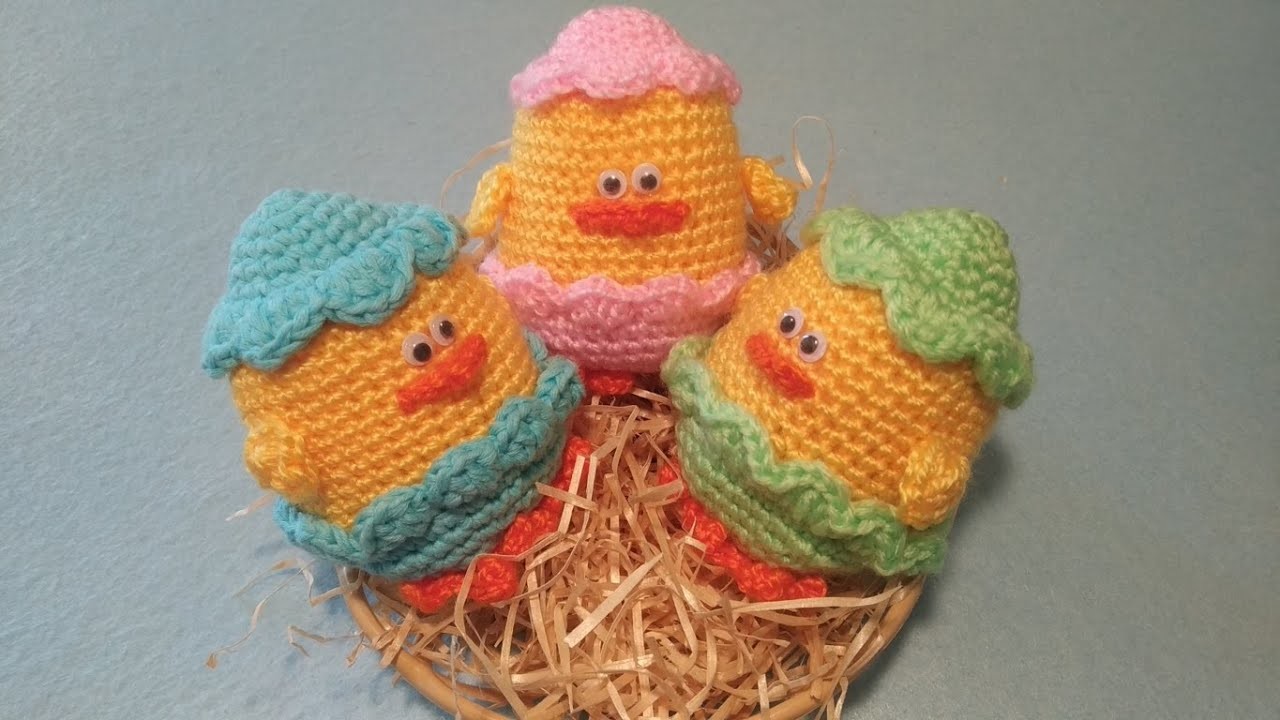 Pulcino Uncinetto Amigurumi Tutorial ???? Chick Crochet - Duck Crochet - Pato Crochet - Pollito Croche