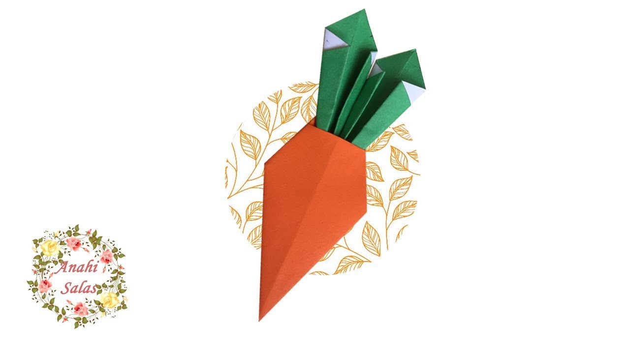 Zanahoria |  Origami (Fácil)