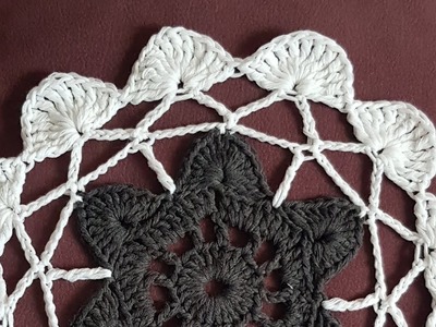 2 Parte Directo Mandala Flor-ico Tejida a crochet. Tejiendo En Compañía Cuki. #StayHome #WithMe