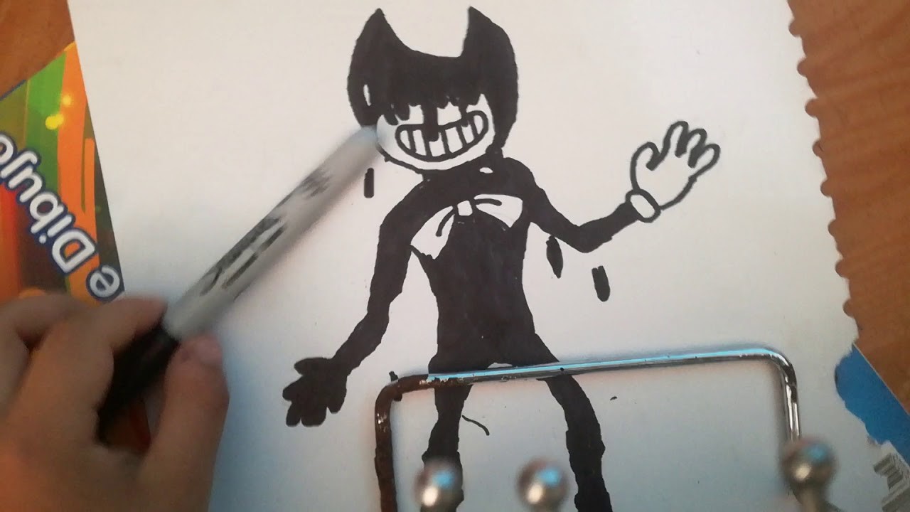 Como dibujar a bendy demon