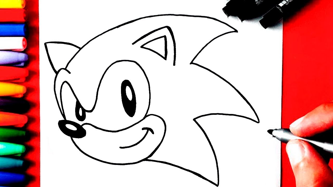COMO dibujar a SONIC