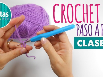 ????Cómo hacer crochet para principiantes 4 | simbolos de crochet en español. Lanitas y Colores????