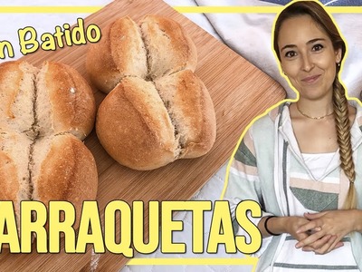 CÓMO HACER PAN MARRAQUETA CASERO, PAN BATIDO o PAN FRANCÉS ????RECETA de PAN CHILENO FÁCIL ????????