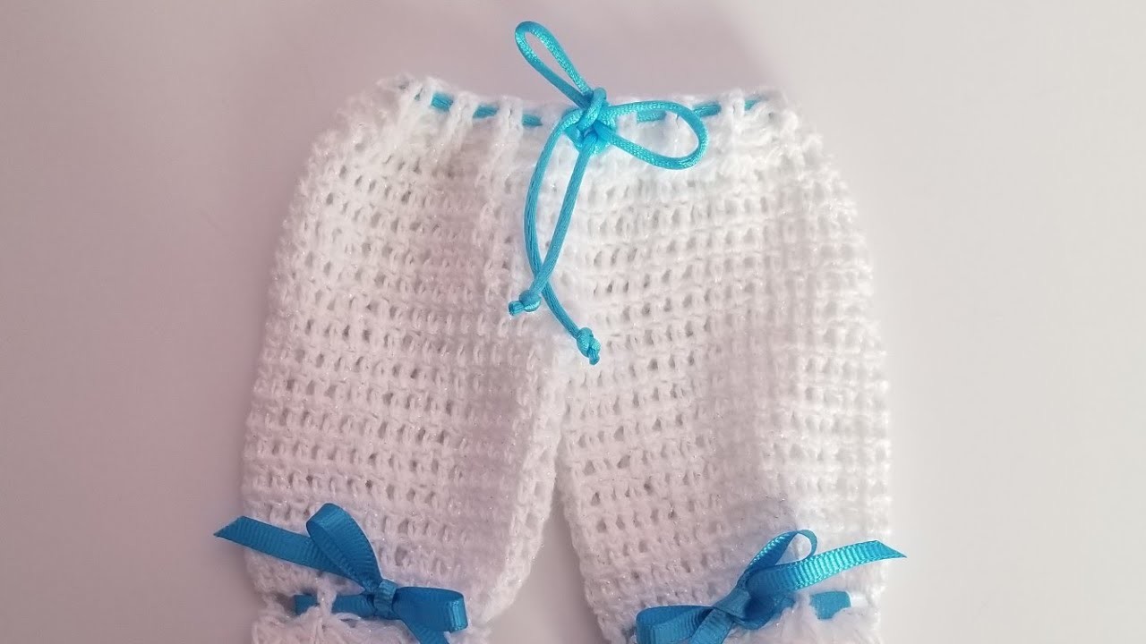 Como Hacer Pantalón A Crochet Para El Niño Dios  Parte  # 2