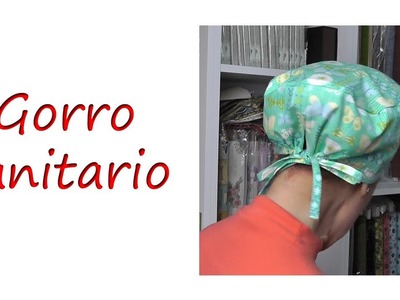 Cómo hacer un GORRO SANITARIO - Surgical cap with adjustable ties