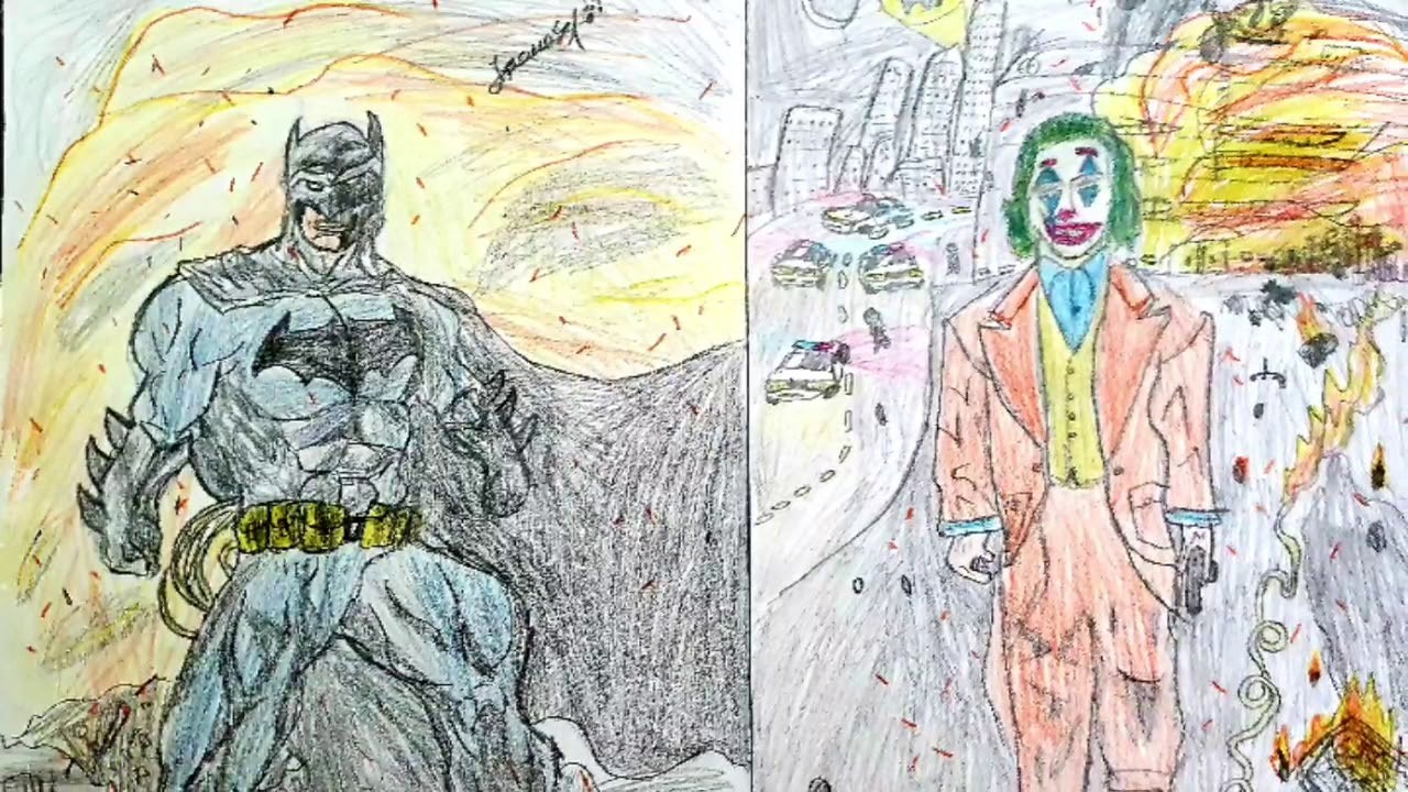 Dibujos de Batman. A Joker, carros, frutas y mas