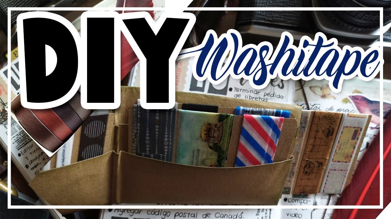 DIY Cartera para WASHITAPES | VINTAGE Traveler´s Notebook