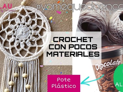 Ideas fáciles a Crochet con poquito material | ATRAPASUEÑOS | Nuestra Terapia Crochetera
