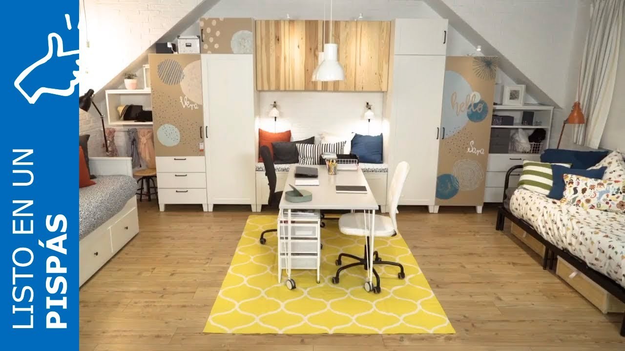 La habitación de estudio para niños en un pispás - IKEA