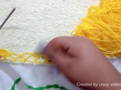 Puntilla. orilla #3 a crochet, super fácil de hacer