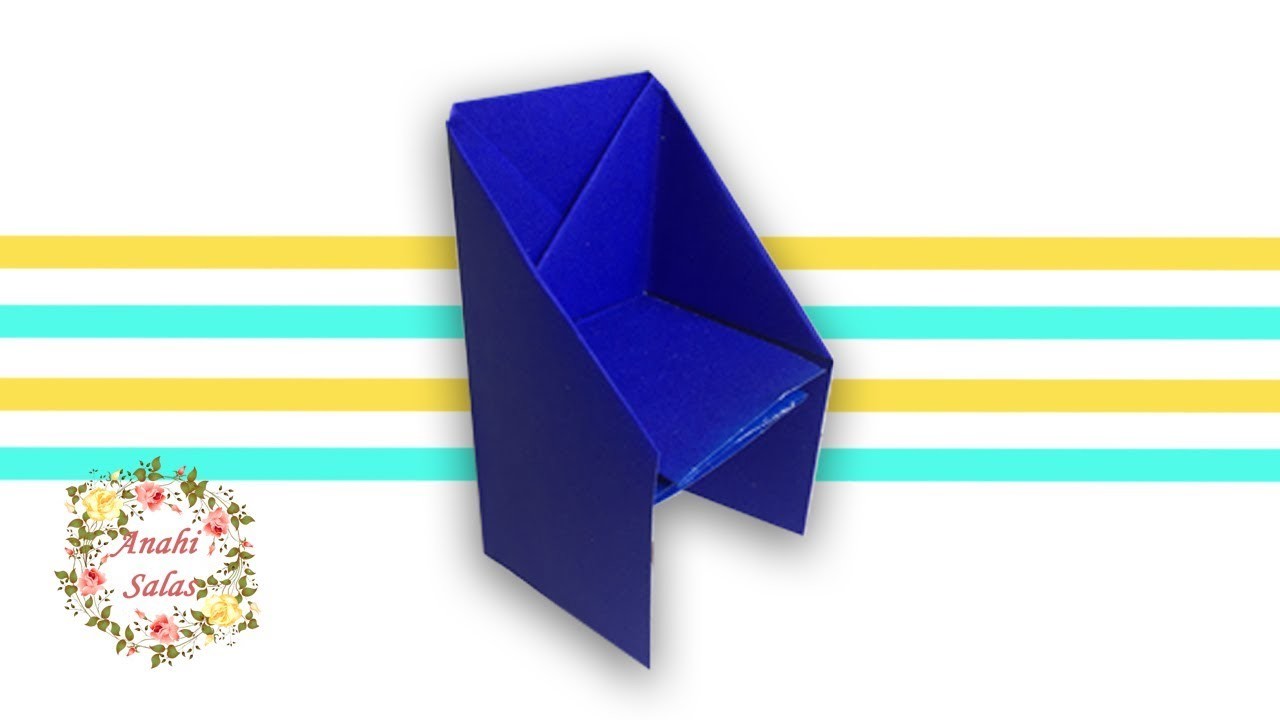 Silla de papel | Origami (Fácil)