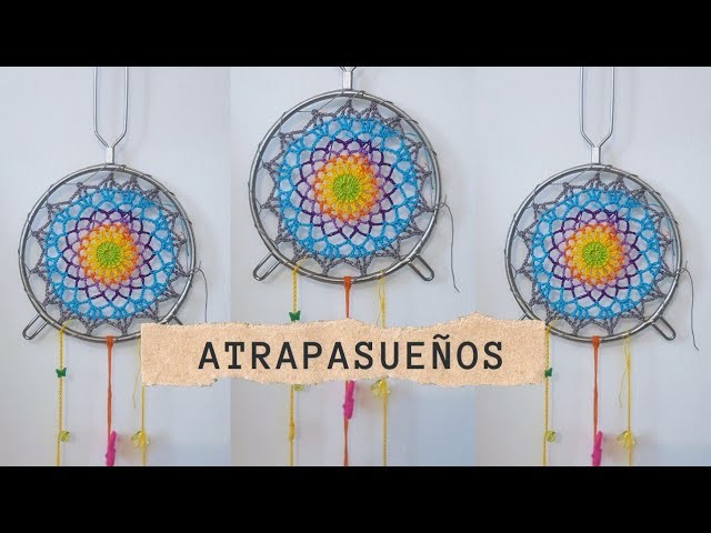 Atrapasueños. mandala tejido a crochet @bigheny #crochet #atrapasueños #diy