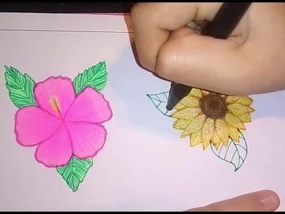 Como dibujar Flores de forma rápida y sencilla. Part 1☆ Creando con Panda