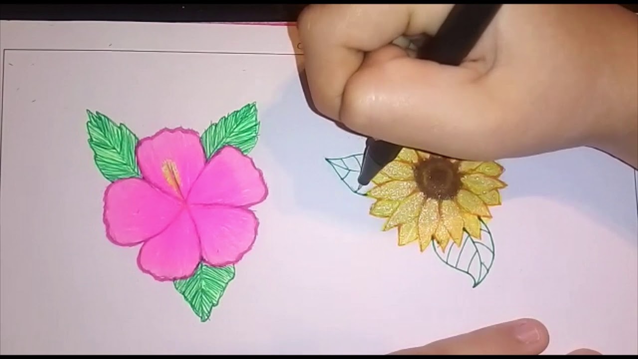 Como dibujar Flores de forma rápida y sencilla. Part 1☆ Creando con Panda