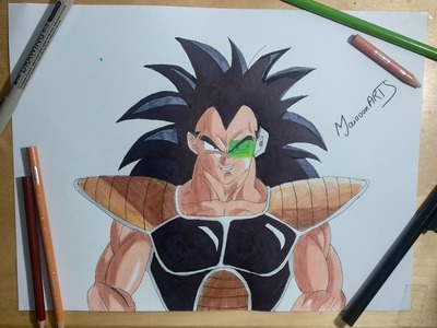 Dibujando a Raditz El Hermano De Goku. Goku's Brother |Dragonball Z   [ドラゴンボールZ ]